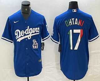 Men's Los Angeles Dodgers #17 Shohei Ohtani Mexico Blue Cool Base Stitched Jersey,We sell and wholesale Men's Los Angeles Dodgers #17 Shohei Ohtani Mexico Blue Cool Base Stitched Jersey on line form chian!